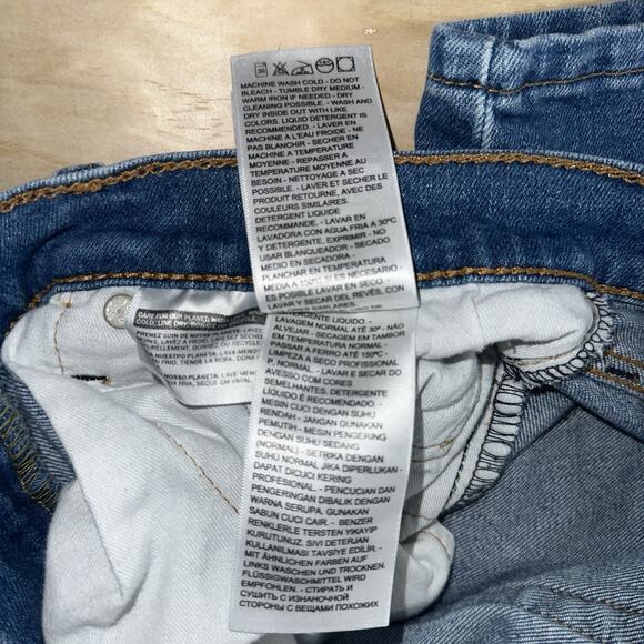 Levi’s Mens 31x30 Jeans Blue 511 Slim Fit Denim Stretch Mid Rise - Picture 6 of 9